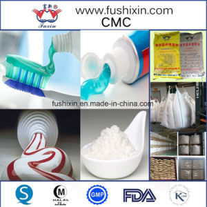 Grade alimentaire Sodium CMC E466 Carboxyméthyl cellulose chimique dans le dentifrice