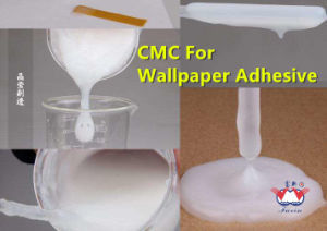 CMC blanc Carboxy méthyl cellulose / CMC poudre pour papier peint adhésifs adhésifs